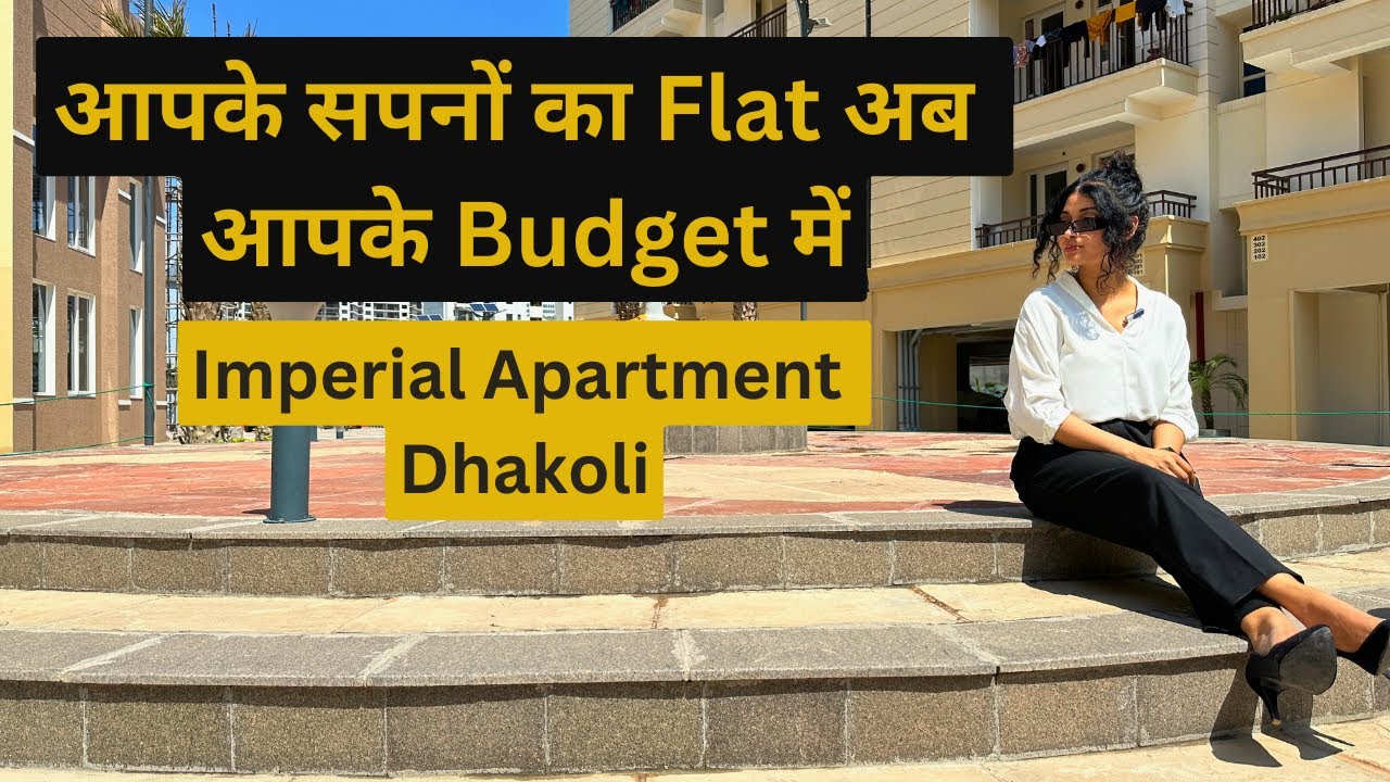 Imperial Apartments Dhakoli | Best 3 BHK Flats with Lift in Gated Society | Ready to Move S+4 Flats