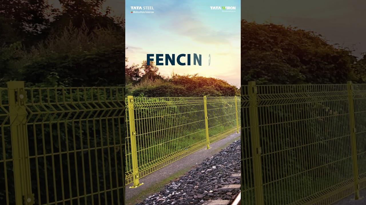 Define. Design. Secure | Fencing like no other | 3D Welded Mesh | Tata Wiron