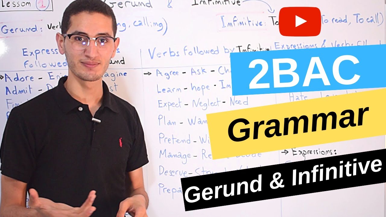 Gerund, Infinitive or both - Grammar 2BAC