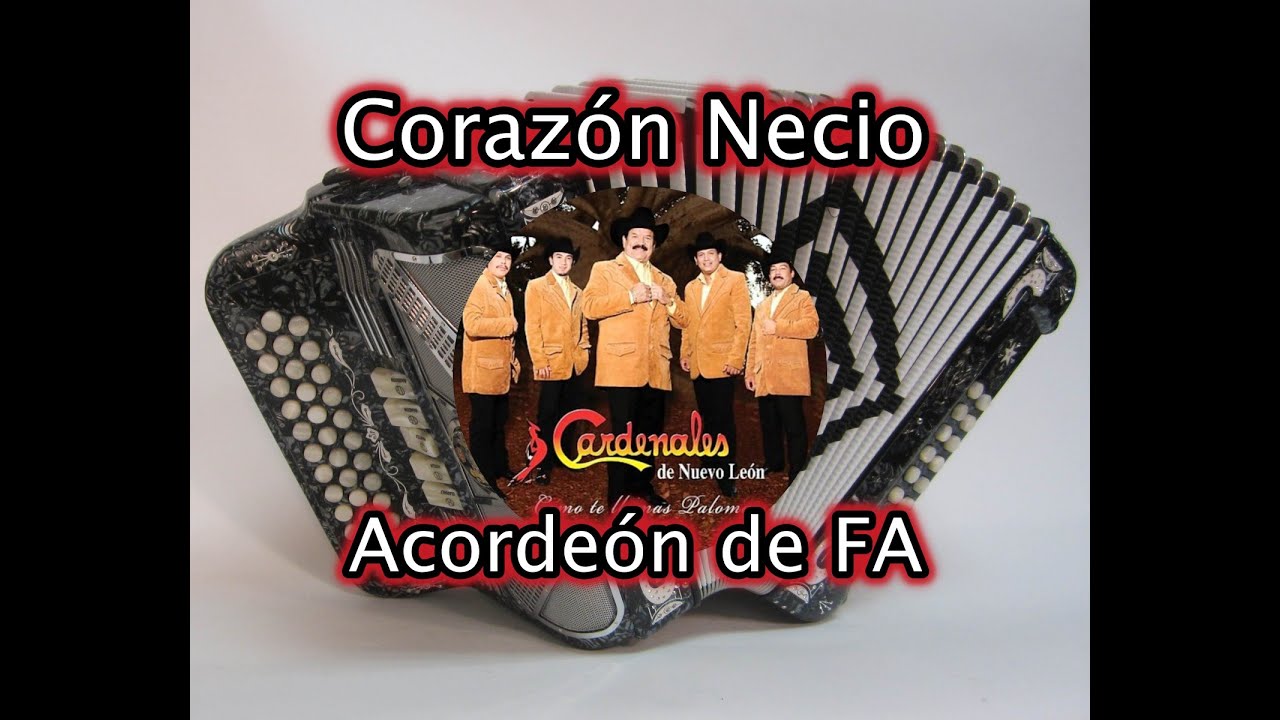 Corazón Necio Instruccional acordeón de FA