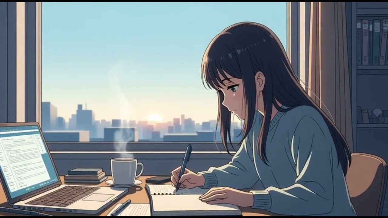 early morning study with me lofi  song | #calm  #focus #lofi #music #motivation #chill #study #exam 