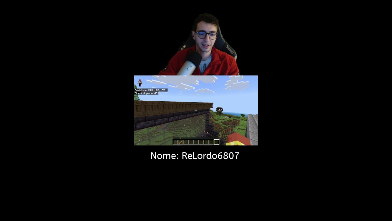 Minecraft mondo aperto...