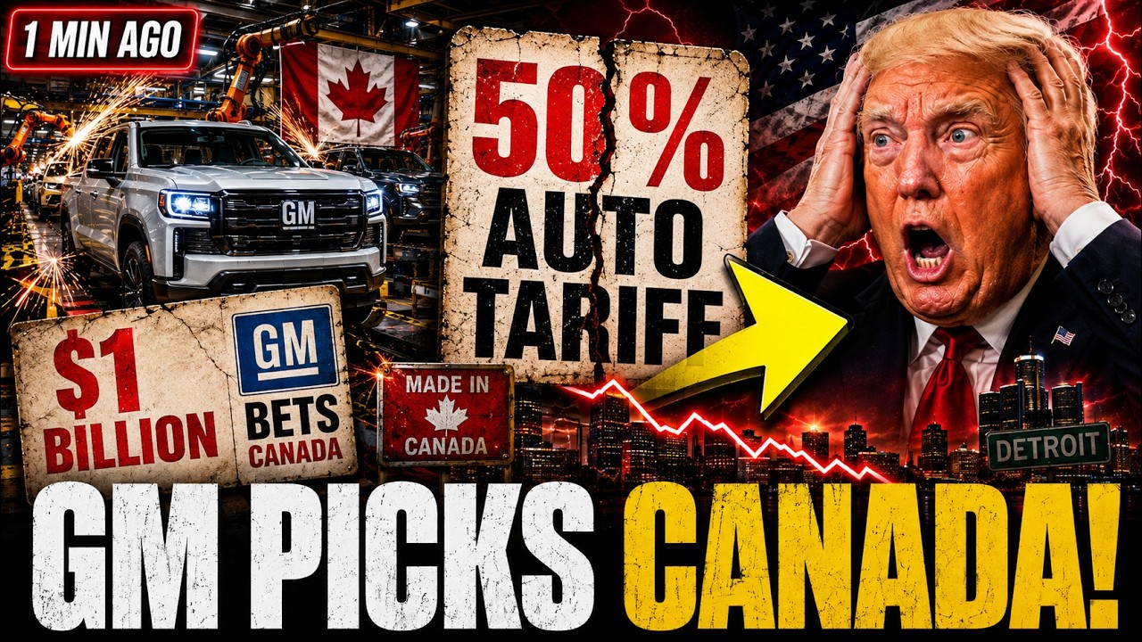 ⚡️ 1 MIN AGO: GM Bets $1 Billion on Canada &mdash; Trump's 50% Auto Tariff DISASTER