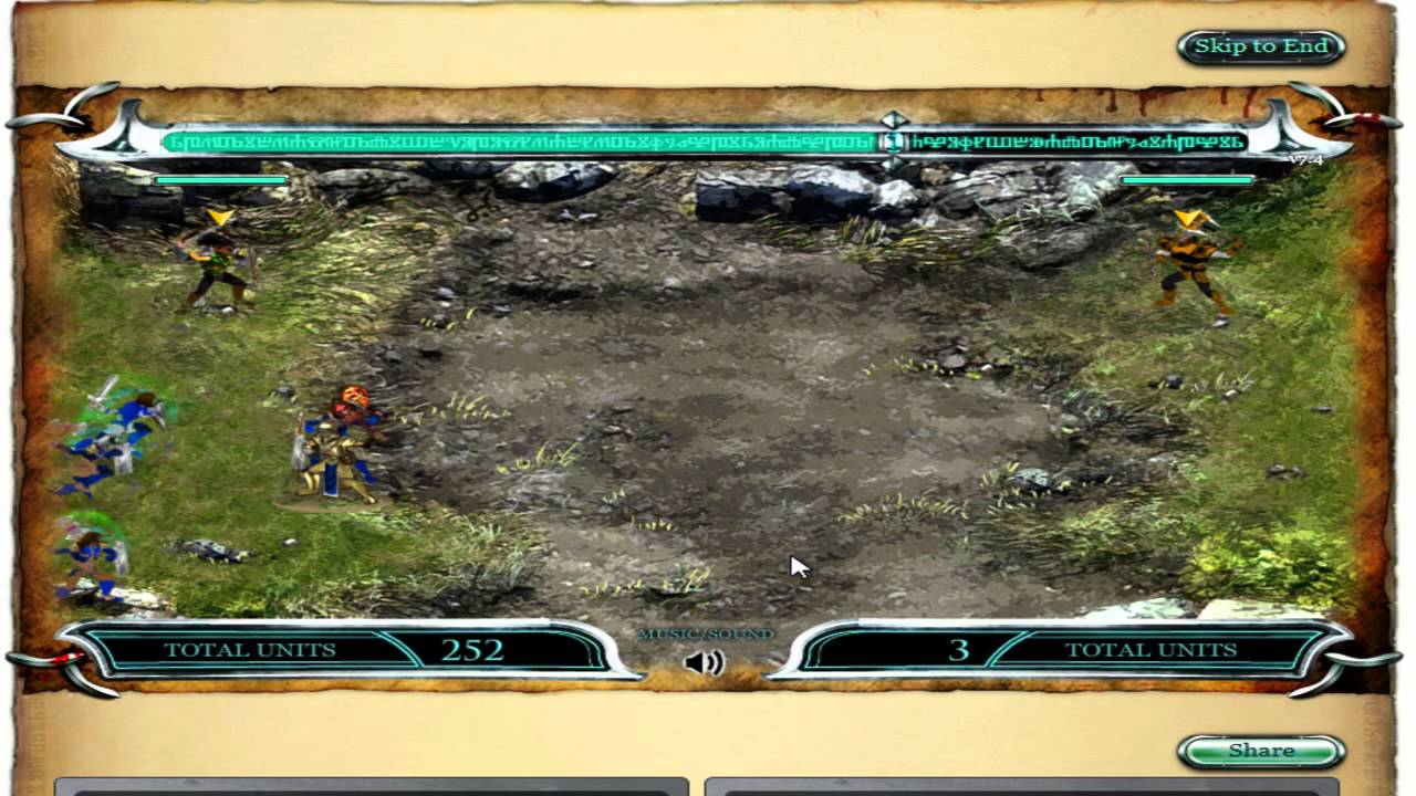 Age of Champions - Battle Scene at Level 59