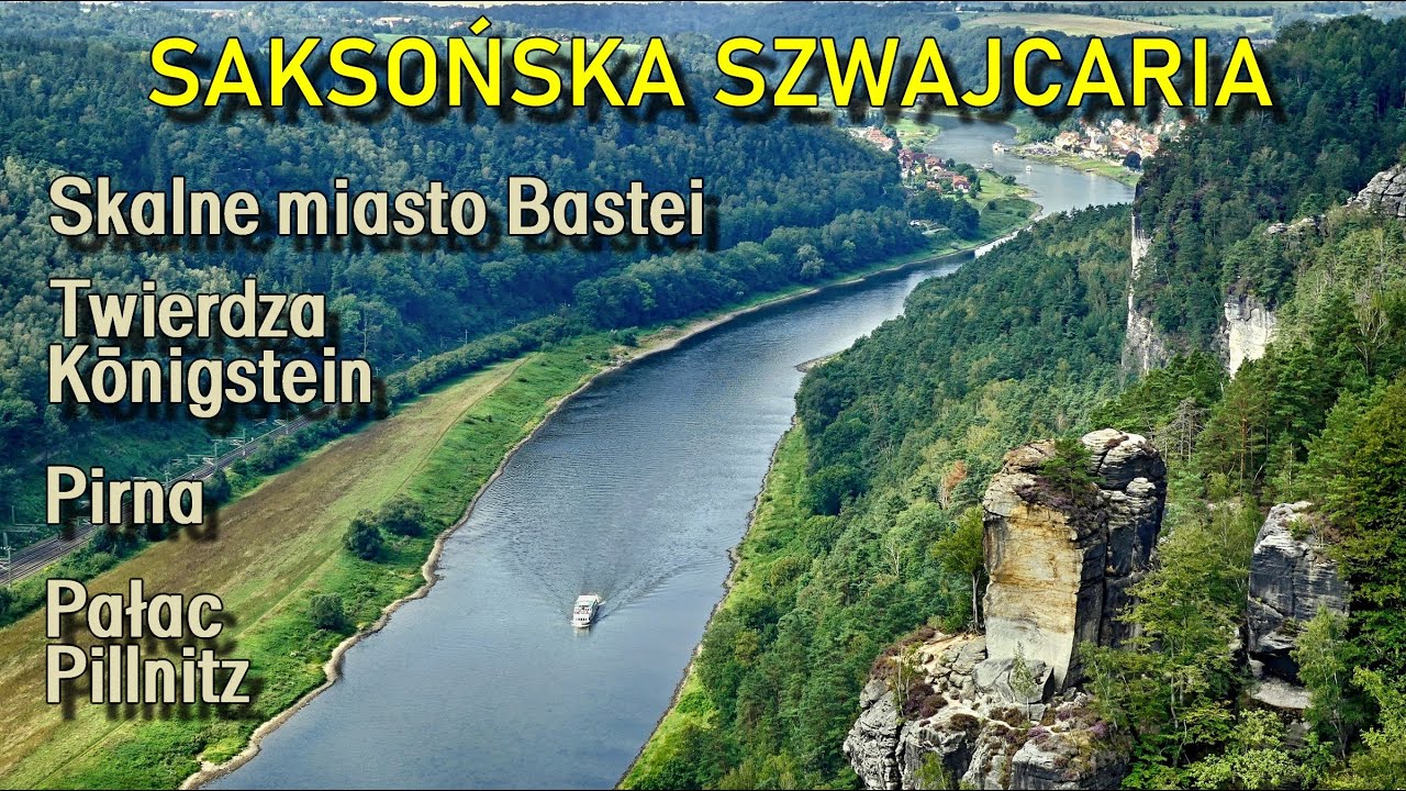 Saksońska Szwajcaria ⛰️ Bastei ⚔️ Twierdza Königstein ⚔️ Pirna 🏰 Pałac Pillnitz 🇩🇪15.08.2024