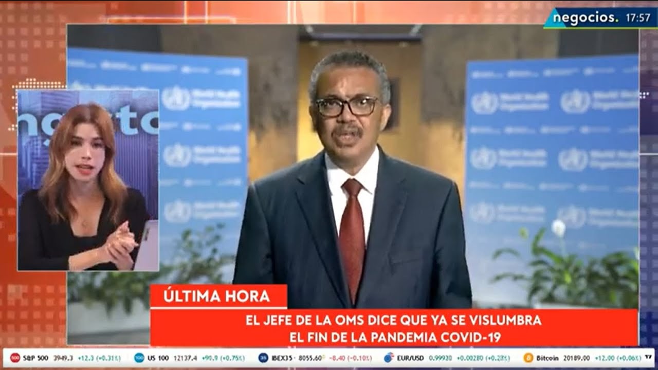 &Uacute;LTIMA HORA | Estamos cerca del fin de la pandemia Covid-19, seg&uacute;n el jefe de la OMS