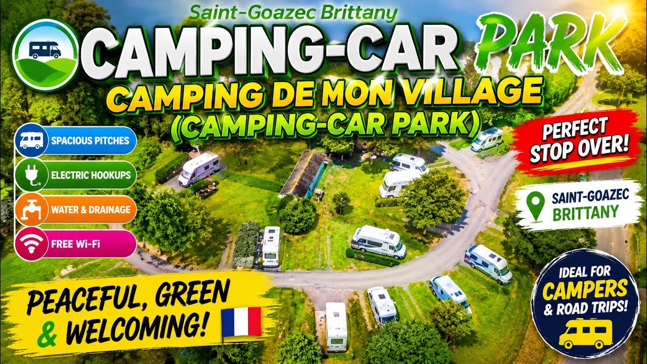Camping Car Park Saint-Goazec TOUR BRITTANY France