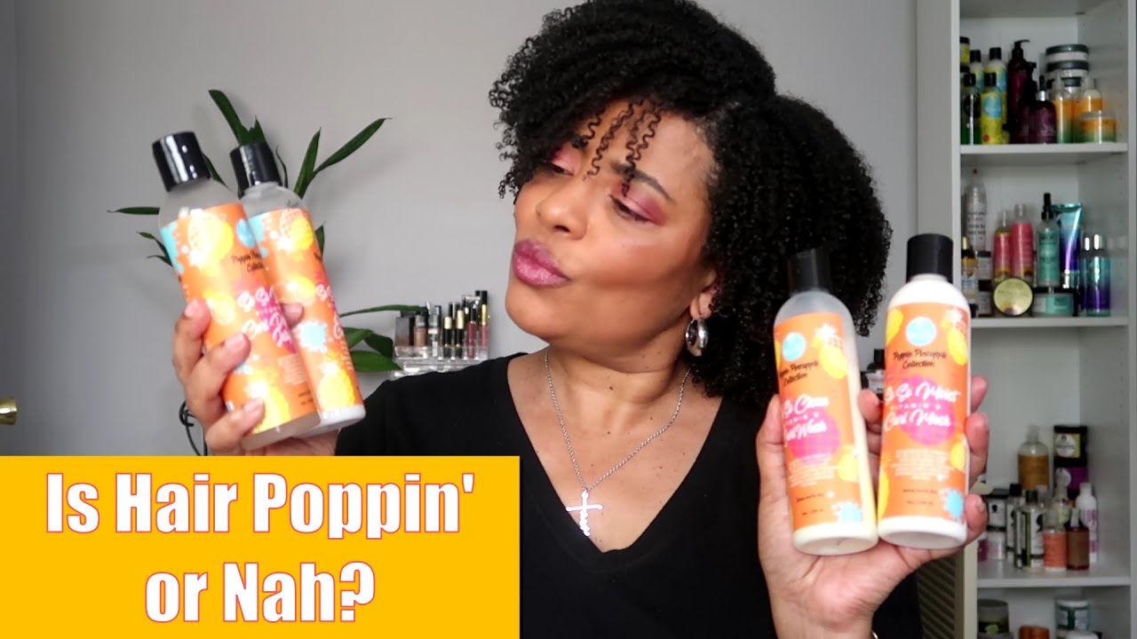 CURLS POPPIN PINEAPPLE COLLECTION ON TYPE 4 HAIR | Demo & Honest Review  | NaturalRaeRae