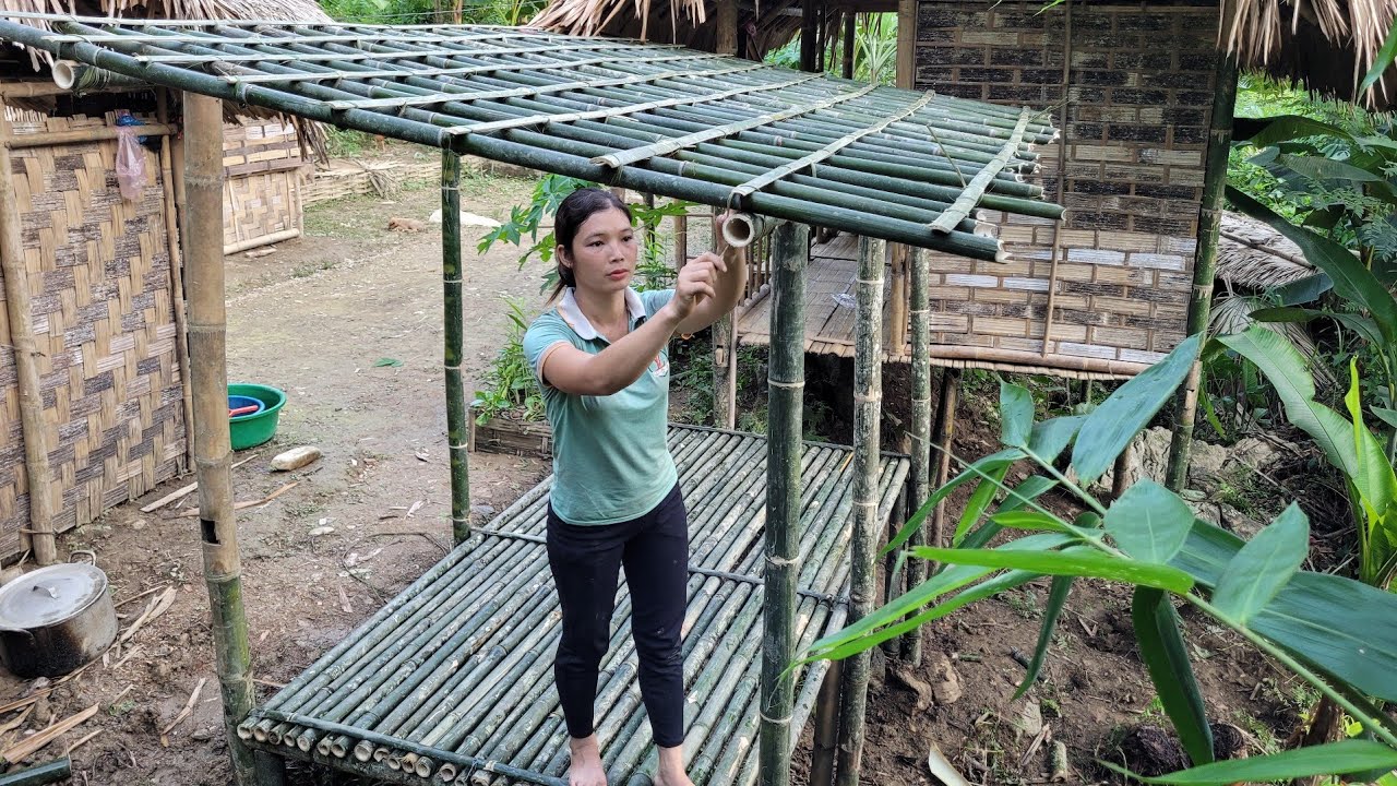 Bamboo bathroom frame construction process - L&yacute; Lưu Linh