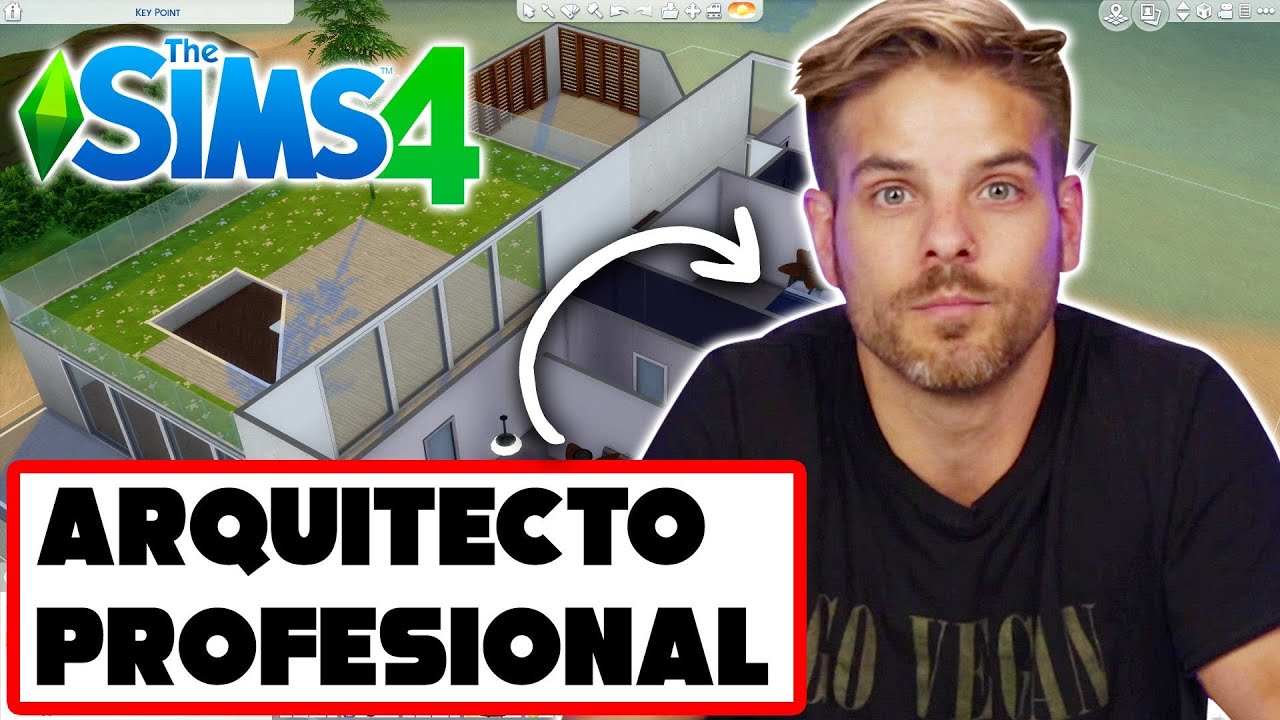 Un arquitecto profesional construye una mansión en 'Los Sims 4' | BuzzFeed Multiplayer en español