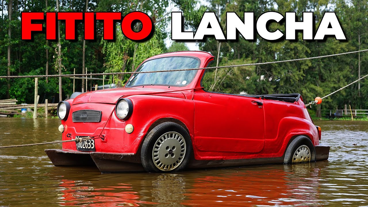 AUTO LANCHA ¿Te animás a subirte y navegar?