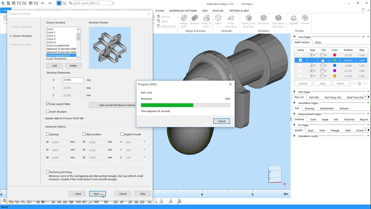 Tutorial Magics:  All about the Structures Module