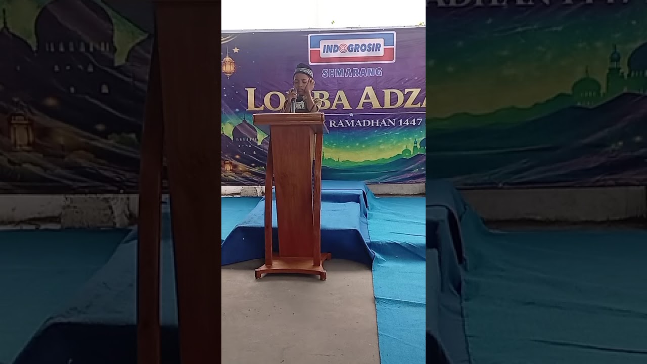 Lomba Adzan Anak-Anak Sholeh Calon Mu'adzin... 