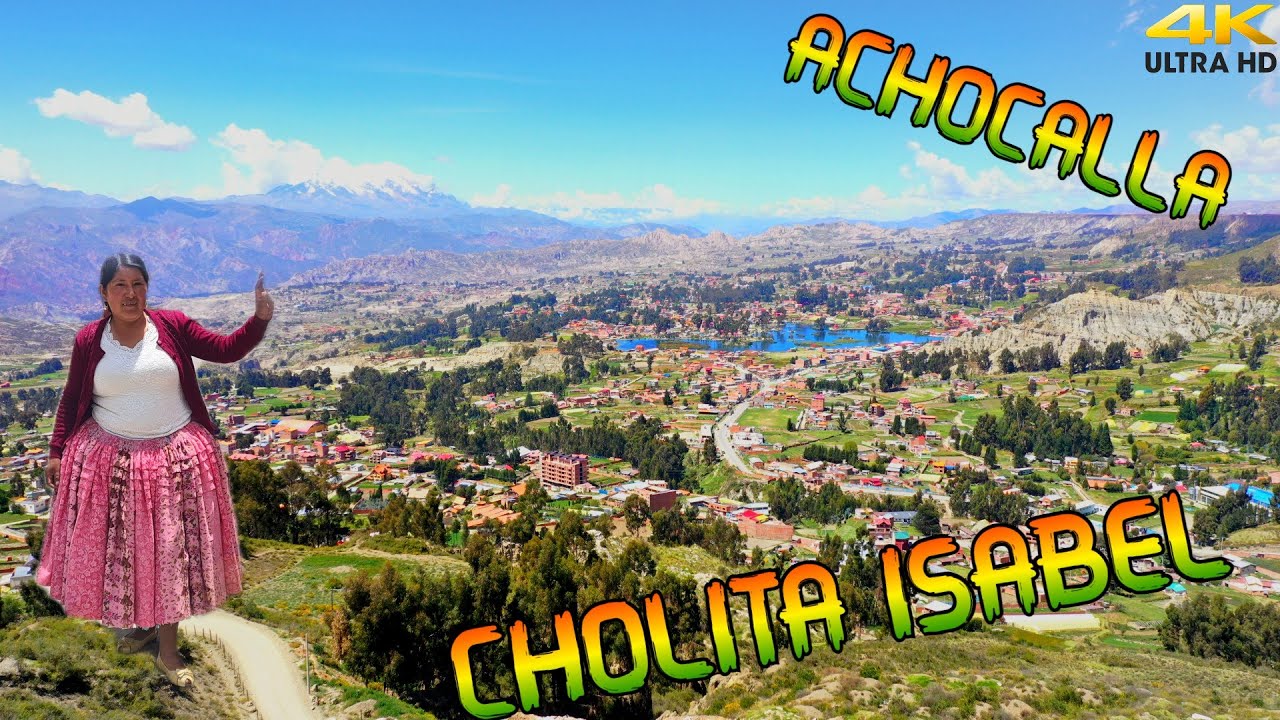 vista a&eacute;rea de Achocalla La Paz Bolivia  | CHOLITA ISABEL