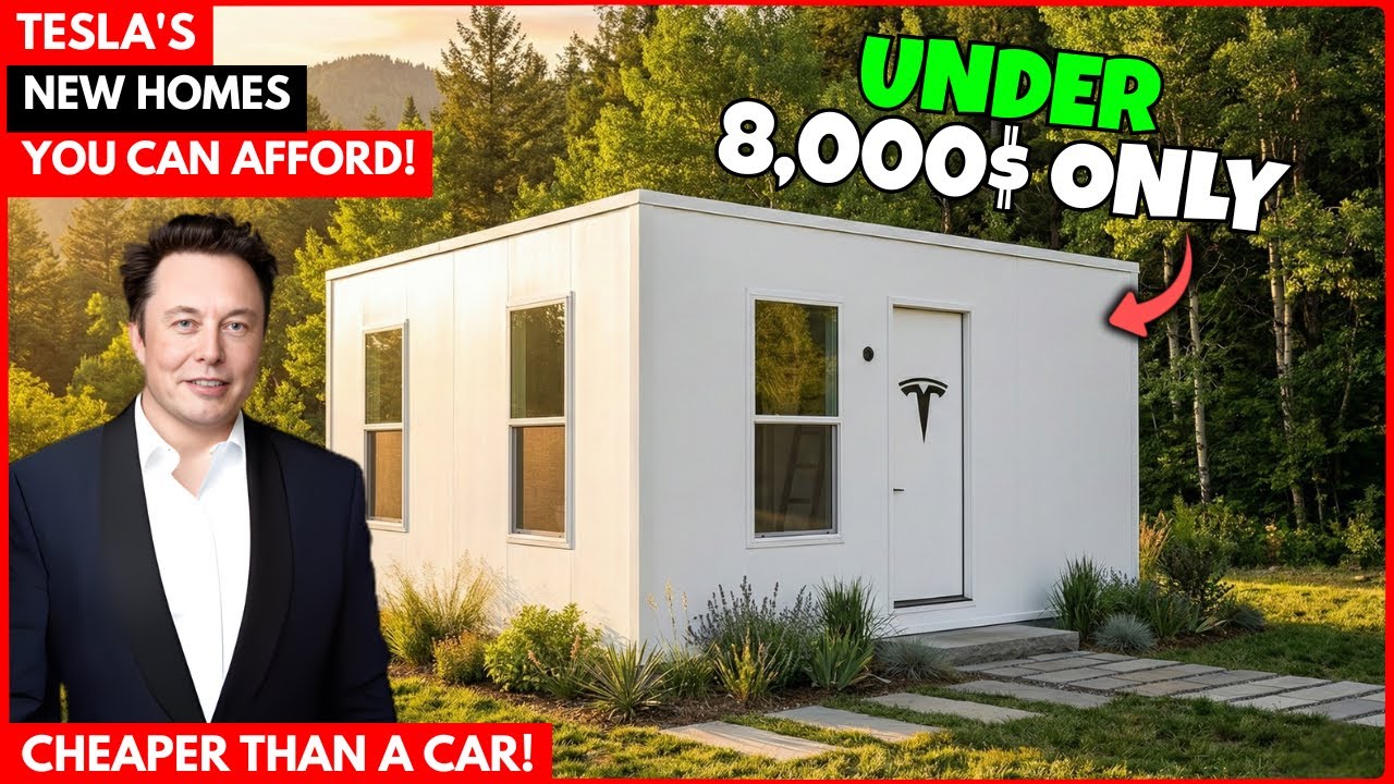 Только что поступила информация!!! Илон Маск анонсировал новый мини-дом Tesla стоимостью 7999 дол...