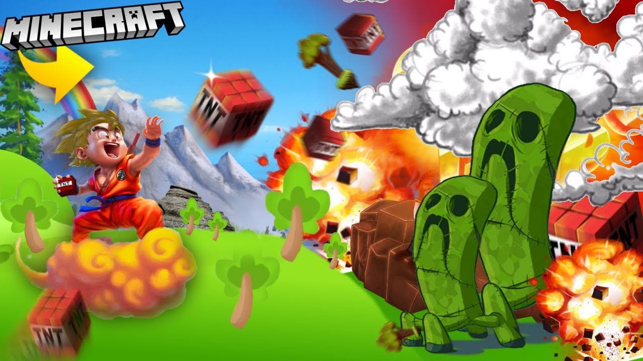 TNT VS FALA CREEPER | MINECRAFT WYBUCHOWY CHALLENGE MINECRAFT