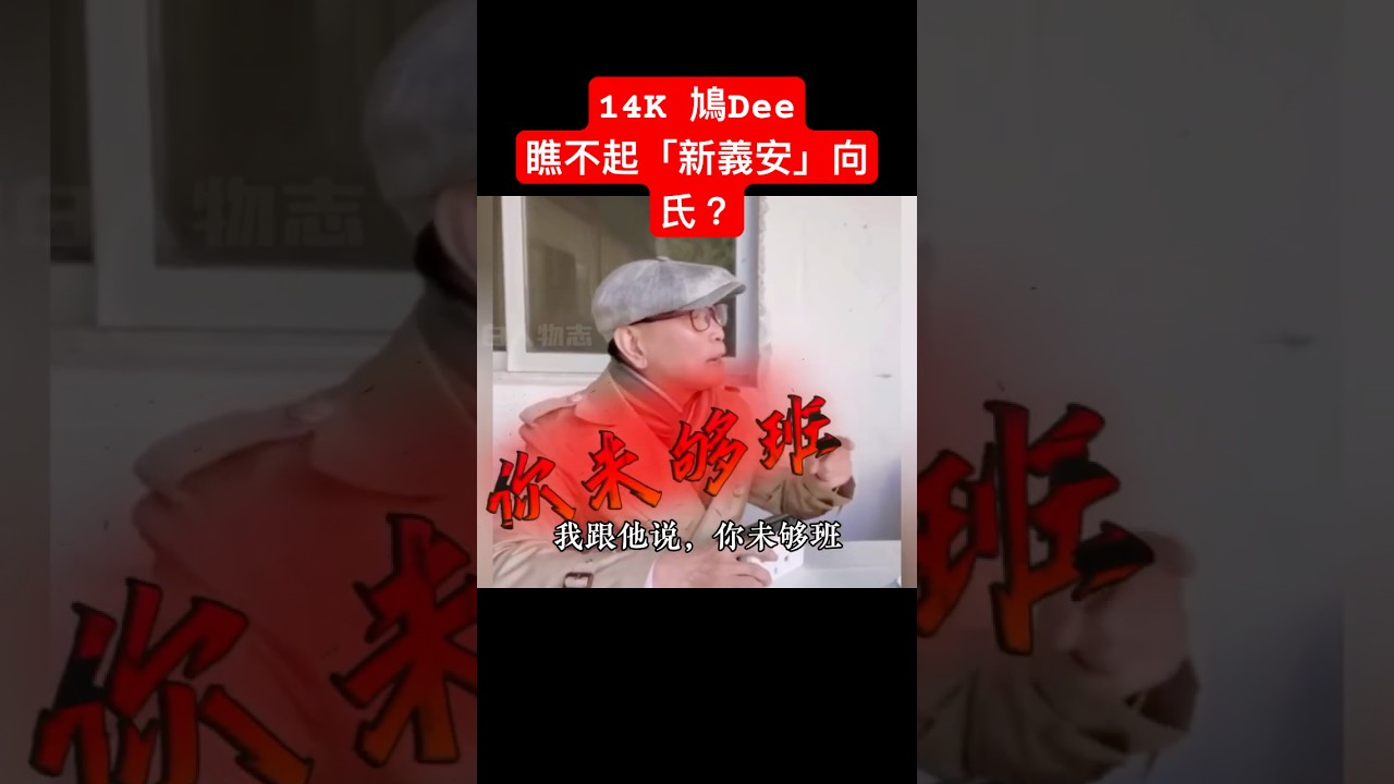 14K鳩dee看不起「新義安」向氏兄弟：只有向華國講義氣，其他的都不講 ｜向華強｜向華榮