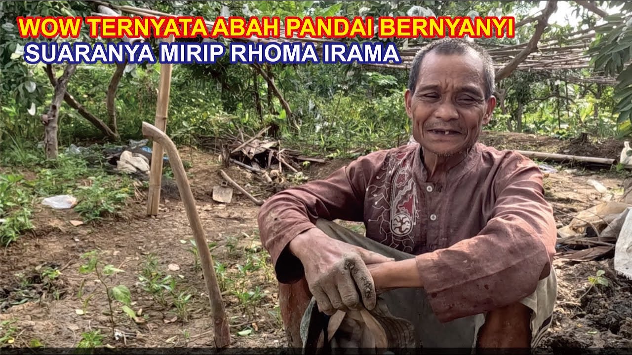 DI HARI KE EMPAT PEMBUATAN KOLAM TERNYATA ABAH PINTAR NYANYI MEMILIKI SUARA EMAS MIRIP RHOMA IRAMA