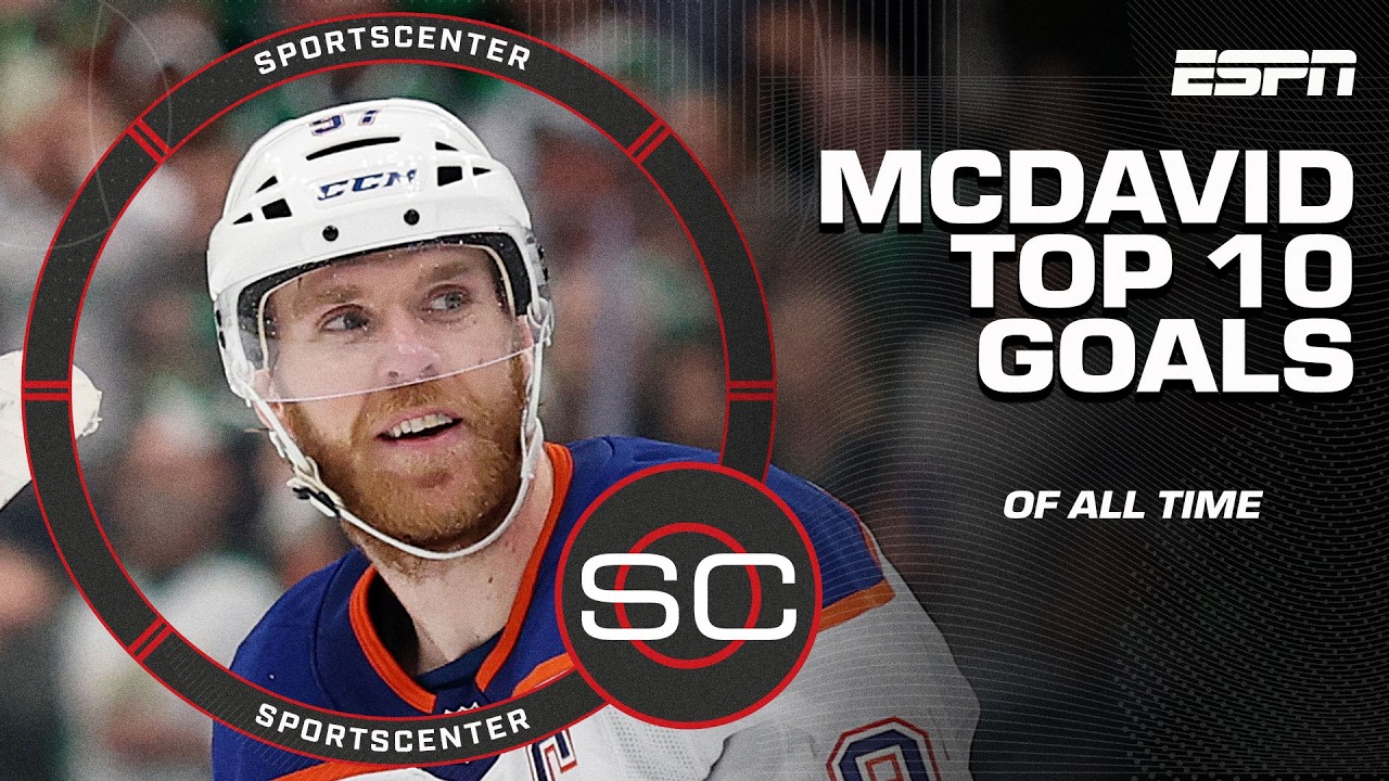 TOP 🔟 GOALS of Connor McDavid's career 🏒 | SportsCenter