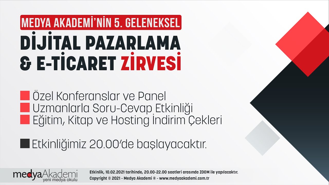 5. Dijital Pazarlama ve E-Ticaret Zirvesi | MA Etkinlik