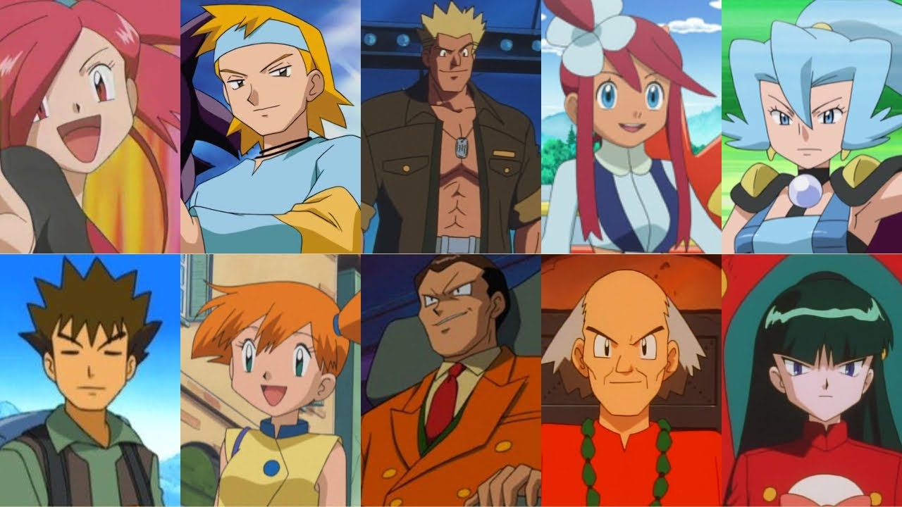 TODOS los líderes de Gimnasio en el Anime de Pokémon (Reseña con memes)