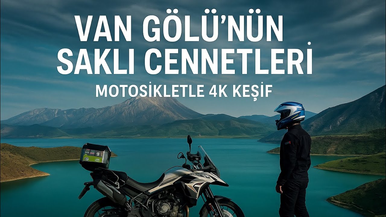 Van Gölü Büyüledi! Motosikletle Saklı Cennetlere Yolculuk (4K Moto Gezi)