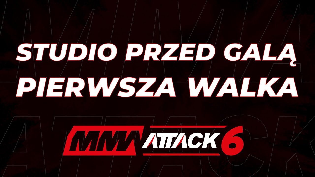 MMA ATTACK 6 - studio przed galą i pierwsza walka