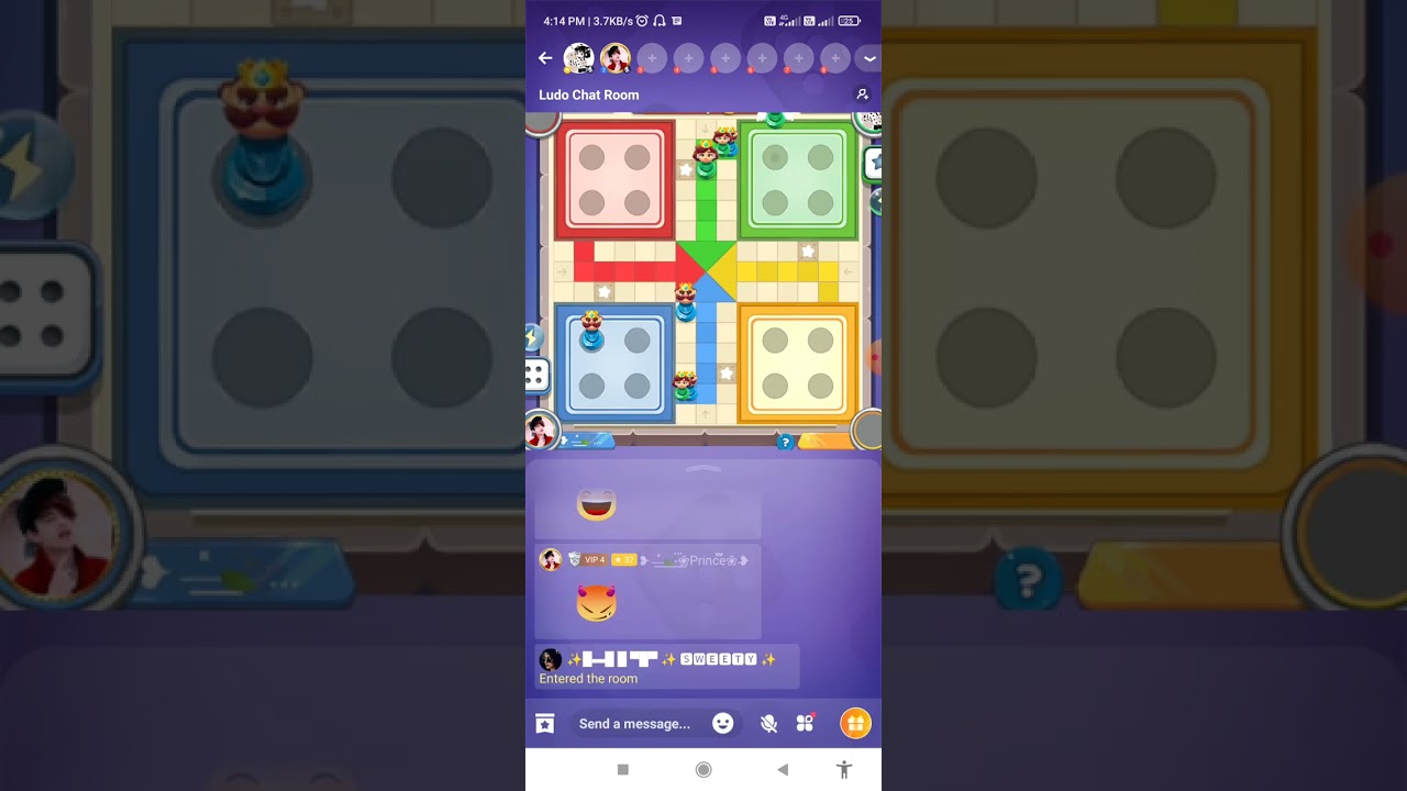 Ludo game play. Ludo game kaise khelte hain bolo hi application mein dekhiae. #ludoonline #bolohi