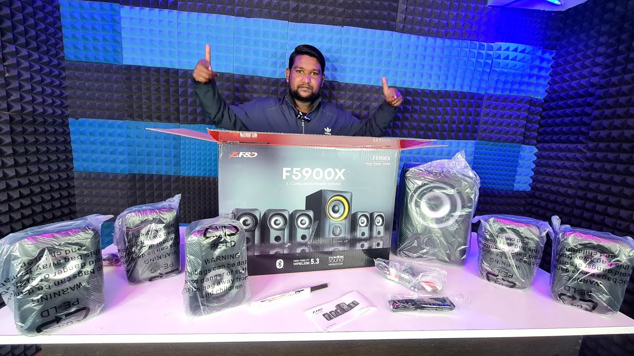 NEW F&D F5900X 5.1 Home Theatre | Unboxing Review | 200w | Only 9500rs | Best Home Theatre Under 10k