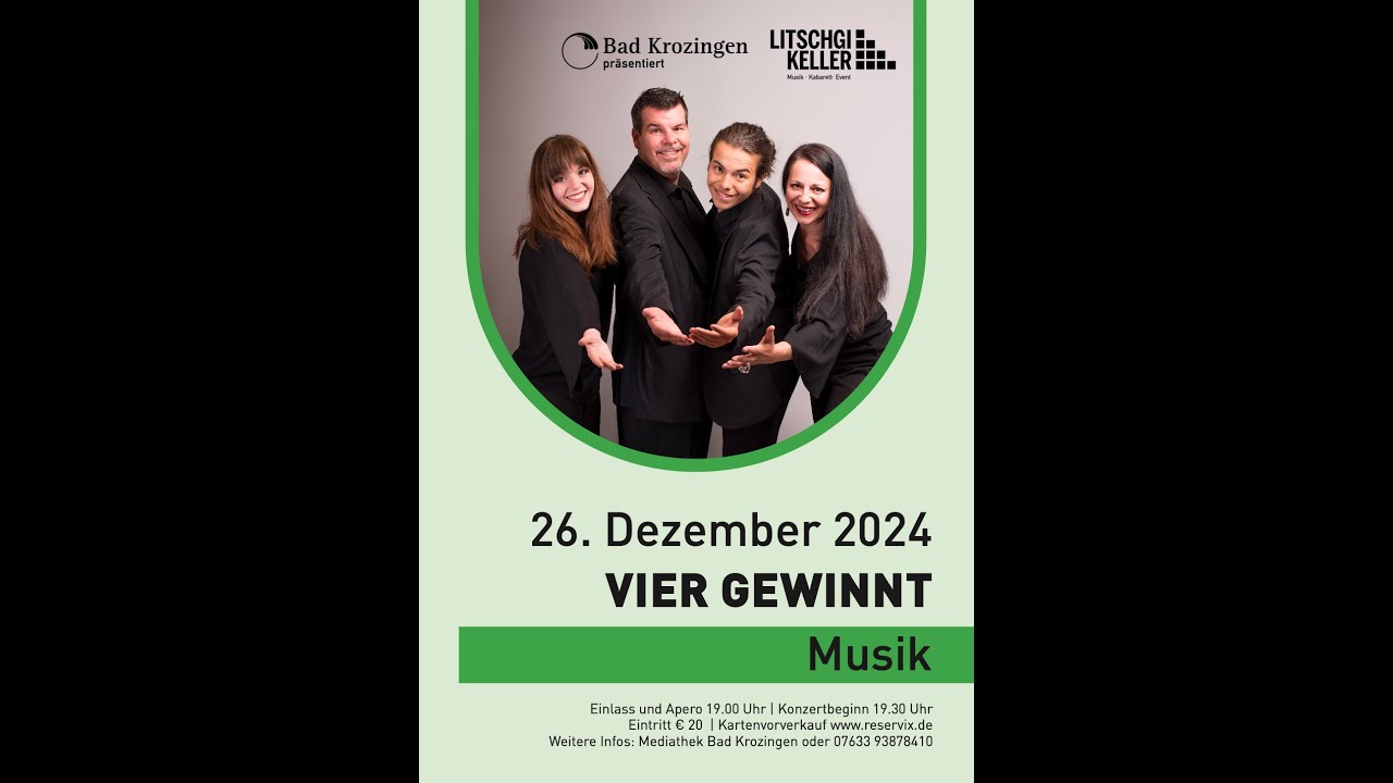 Litschgikeller Bad Krozingen 26.12.24 - Vier Gewinnt, das Wunschkonzert!