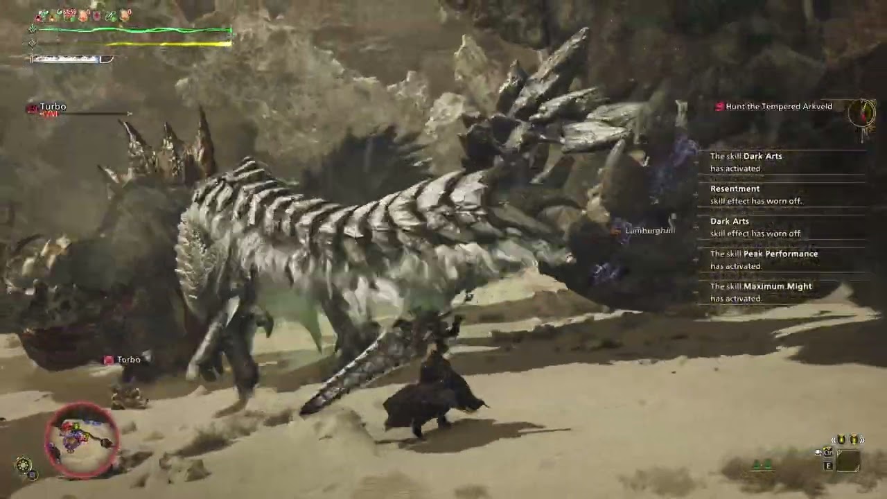 Monster Hunter Wilds Greatsword hunt 9★ 5✦ Tempered Arkveld