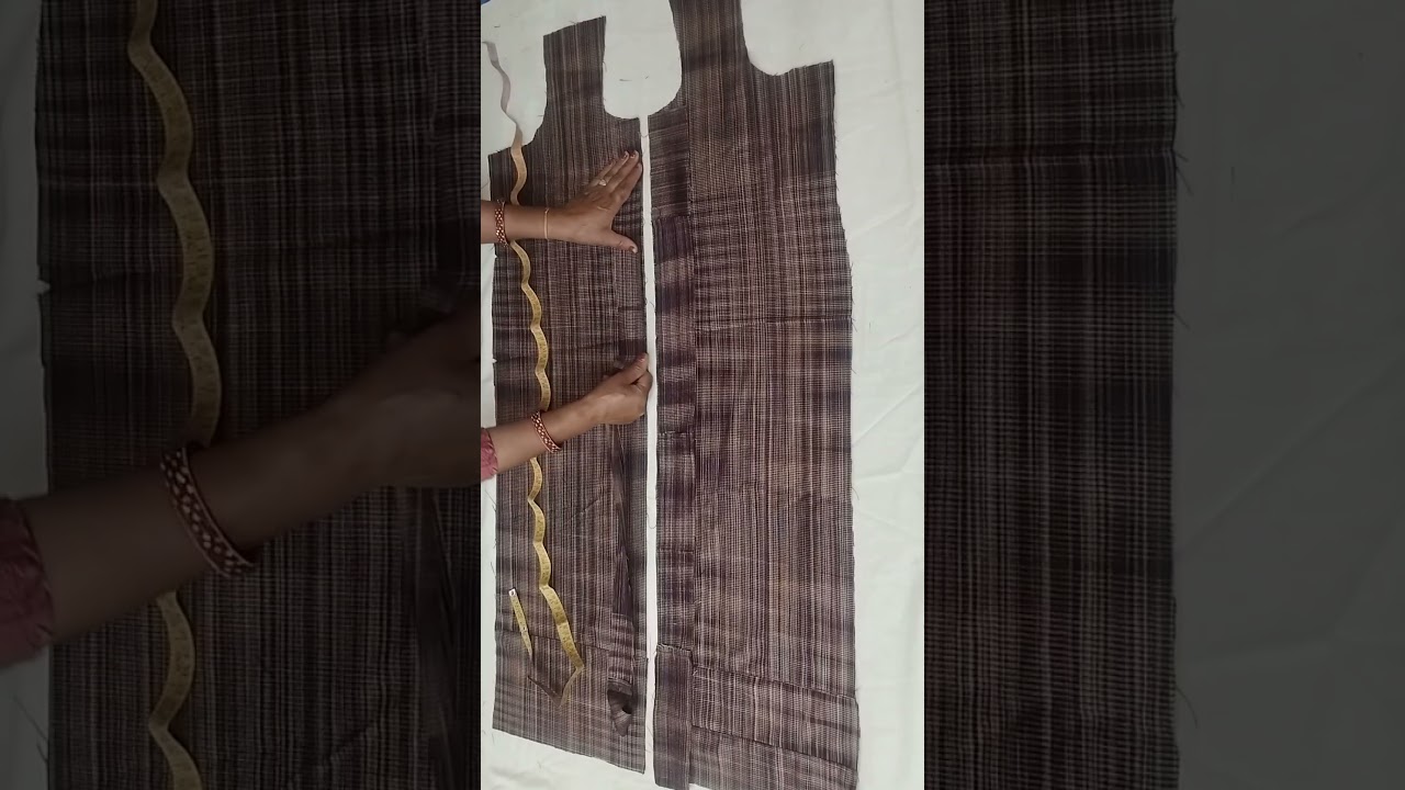 Front Slit Kurti Cutting And Stitching||New Sewing Tips and Tricks #trending #youtubeshorts #shorts