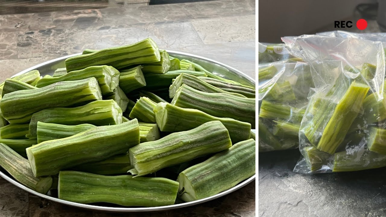 How to freeze drumsticks/moringa for a year with  trick सहजन को सालभर के लिए कैसे स्टोर करे?