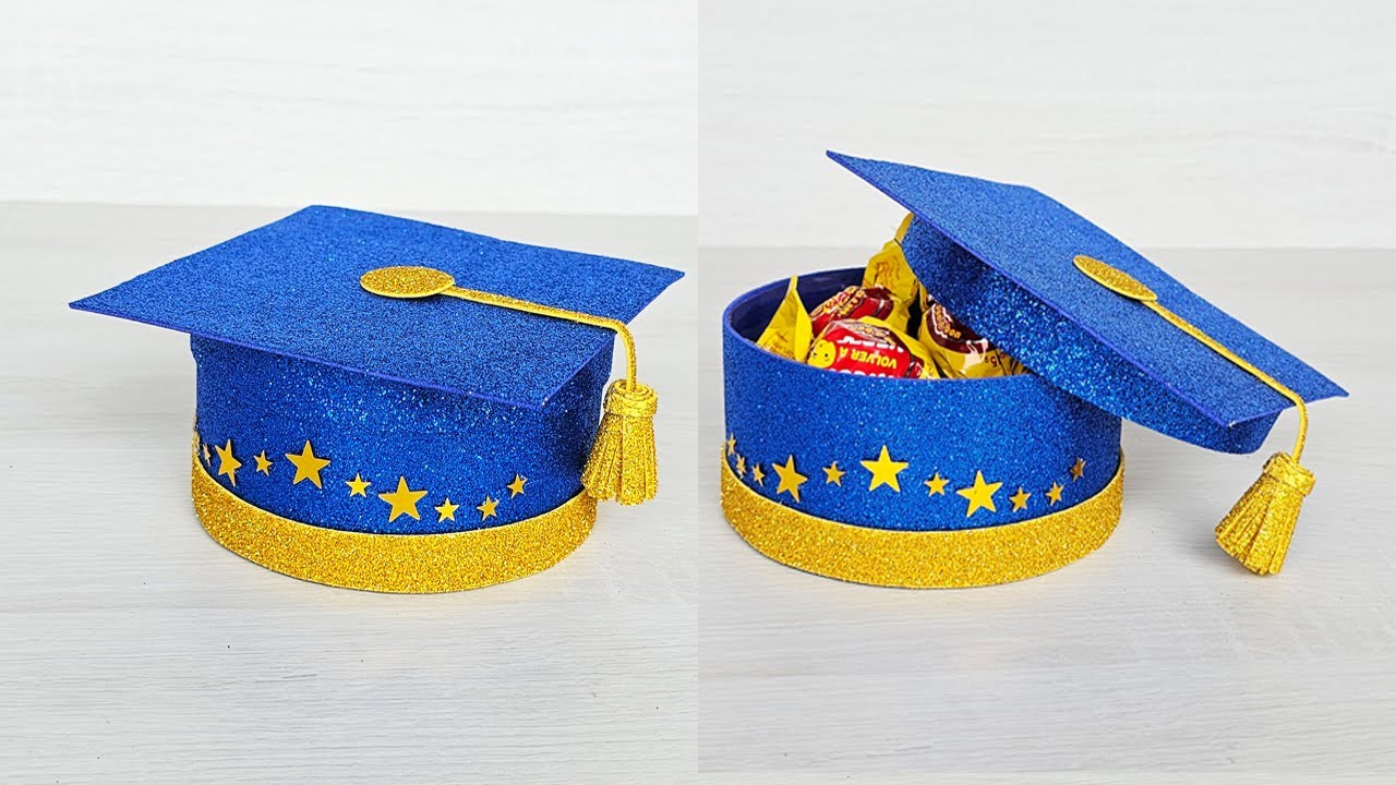 ¡No hay mejor regalo que uno hecho a mano! 🎓Cómo hacer un birrete de graduación de fomi #graduacion