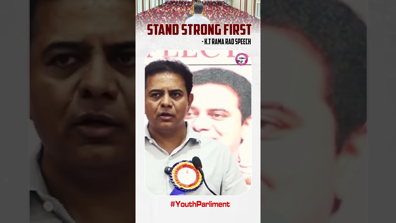 &ldquo;A woman&rsquo;s strength begins with independence.&rdquo; | KTR Speech at St. Ann&rsquo;s College | #youthparliament