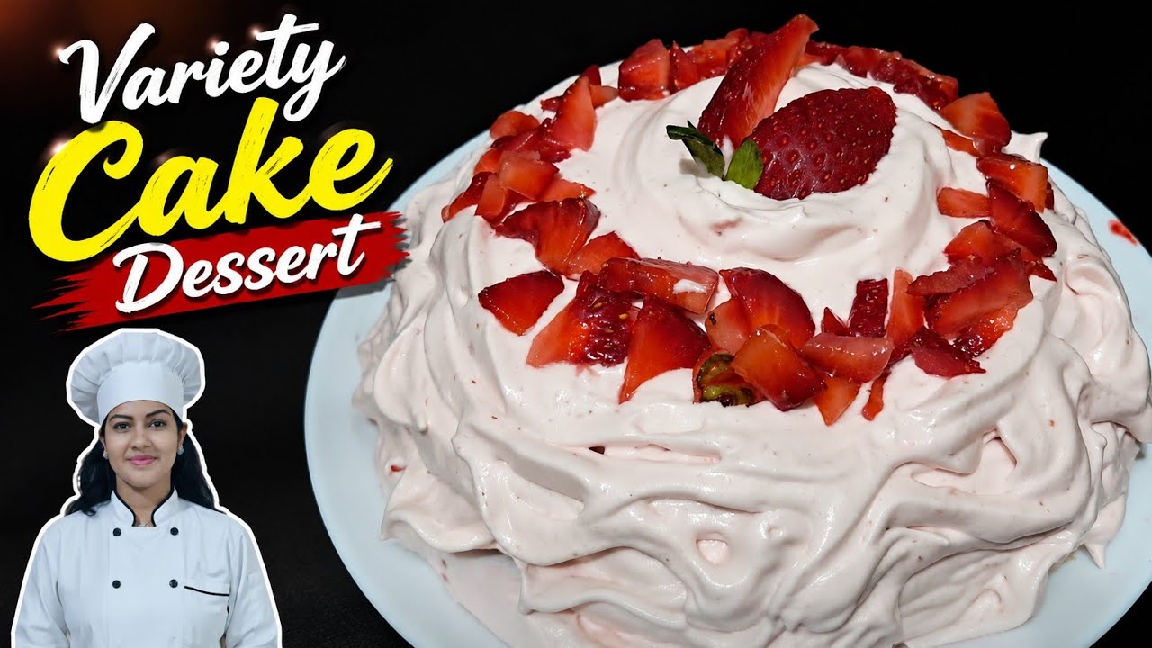  OATS STRAWBERRY🍓 CAKE DESSERT//HEALTHY വെറൈറ്റി കേക്ക് ഡിസേർട്ട്!!