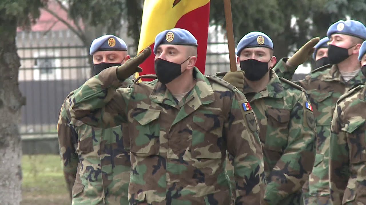 Ceremonia de detașare a contingentului Armatei Naționale în misiunea KFOR din Kosovo