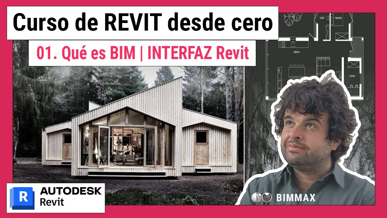 Curso de REVIT GRATIS desde cero ✅ 01. Qué es BIM | INTERFAZ Revit | Diferencias con Autocad