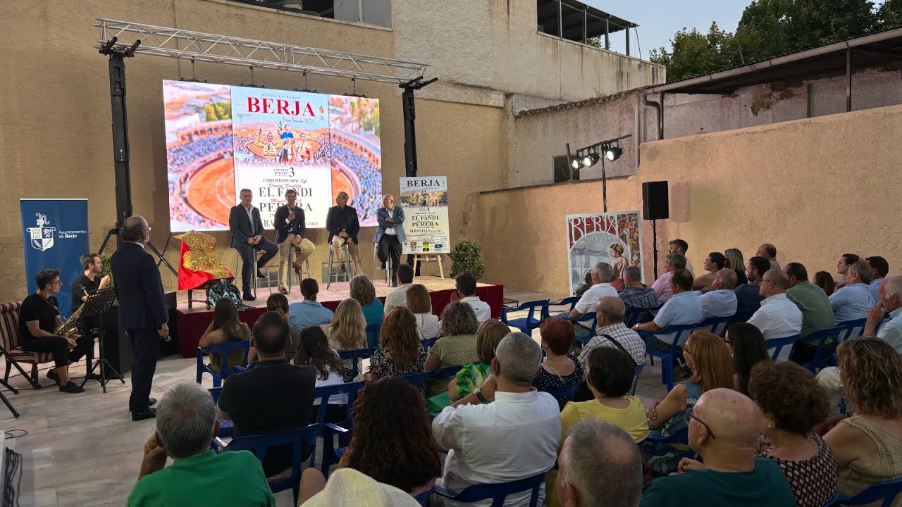 Presentación del Cartel Taurino de la Feria de Berja 2024