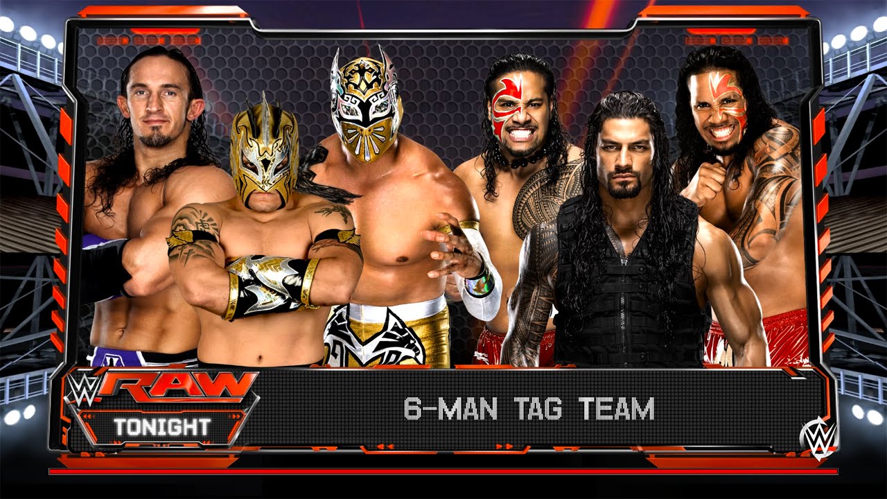 WWE RAW 2K16 - Kalisto & Sin Cara & Adrian Neville VS Roman Reigns & The Usos (WWE 2K16 PC)