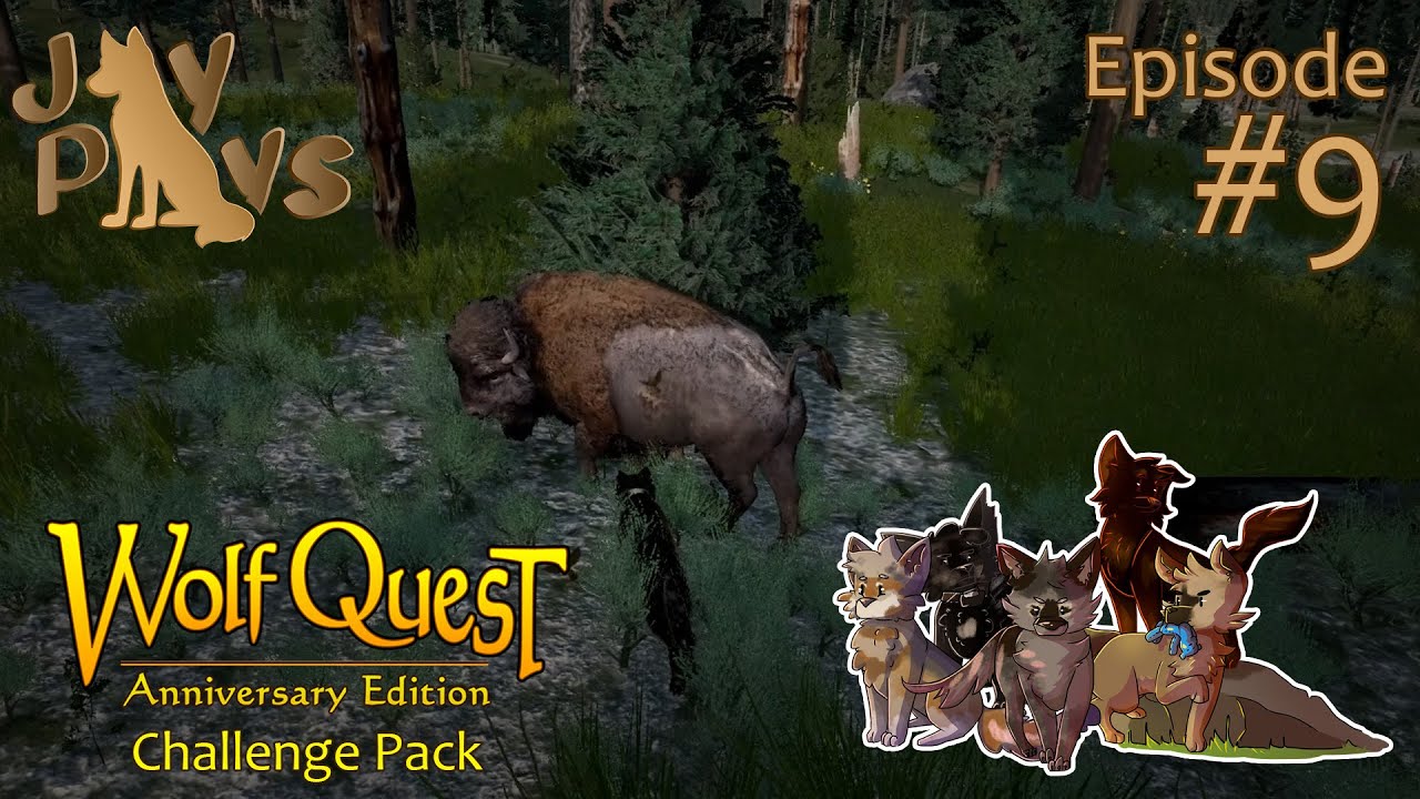 Masters of the Bison Hunt! | WolfQuest: Challenge Pack Multiplayer Collab #9