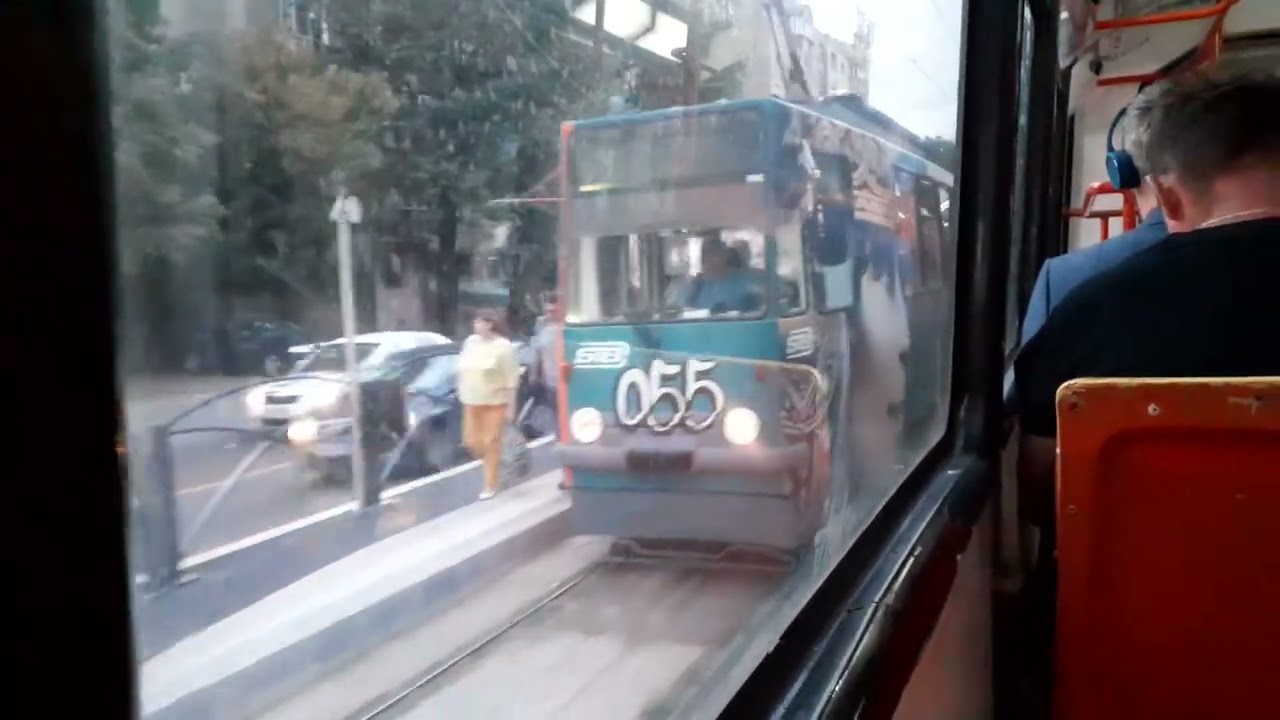 Pe Sos.Virtutii cu tramvaiul V3A-93M-FAUR #024 pe linia 41