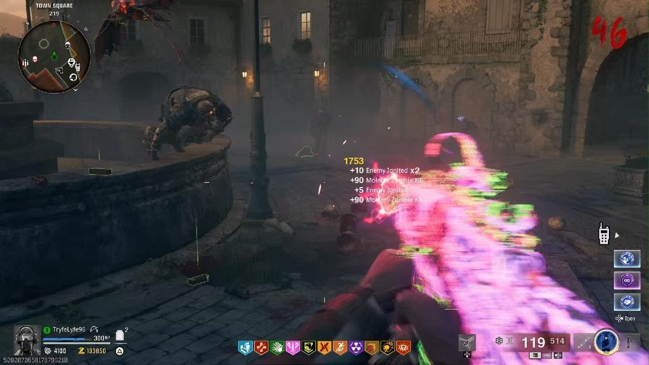 CODBO 6 zombies Citadel de mortes round 45 still