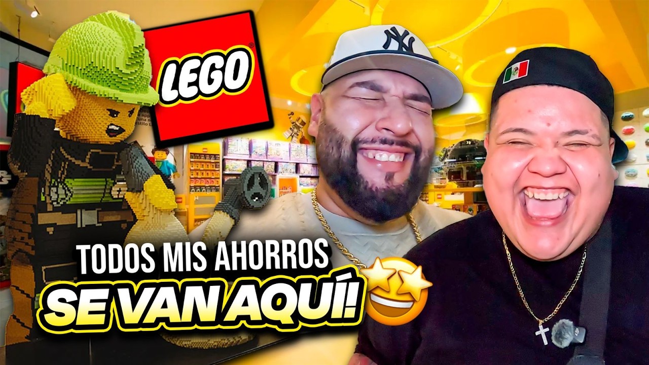 ¡Nueva MEGATIENDA LEGO más grande de México! 🇲🇽😱 Hay piezas de $10,000 💸 Gasté todo 🤯 - La Marraniza