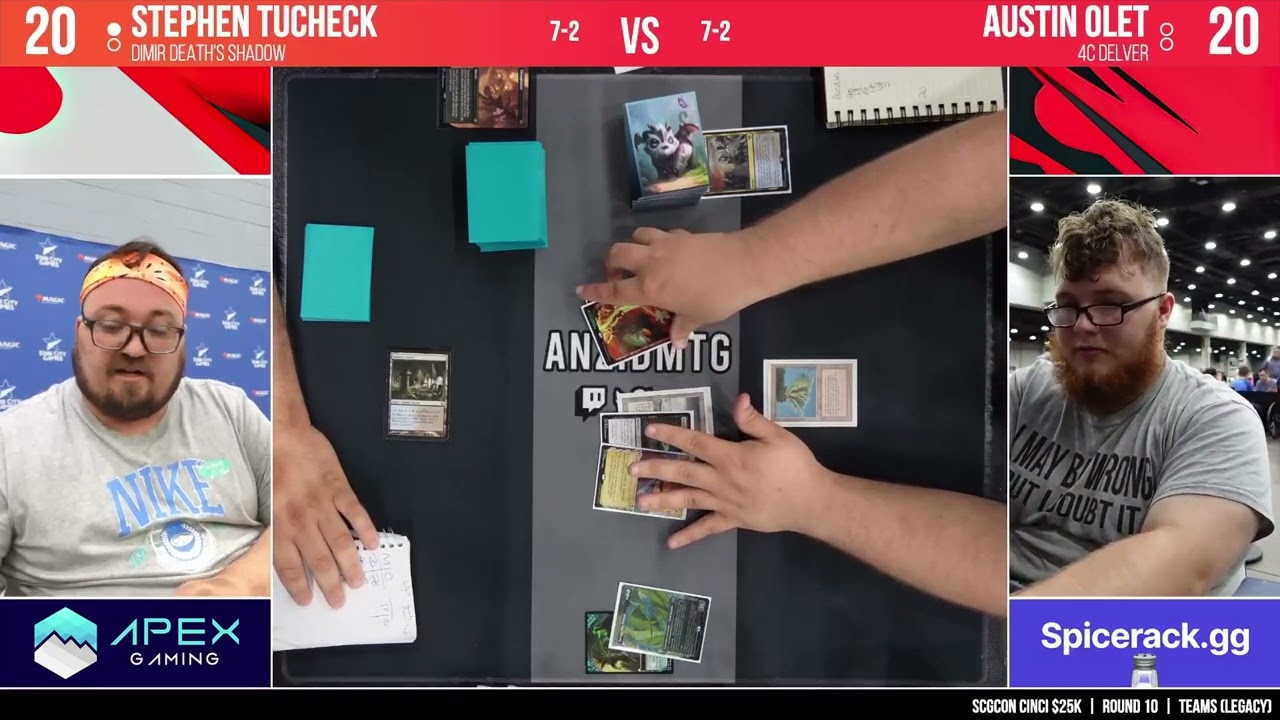 MTG Legacy | Death's Shadow vs 4 Color Delver | SCGCON Cincinnati Team Trios 25K | Round 10