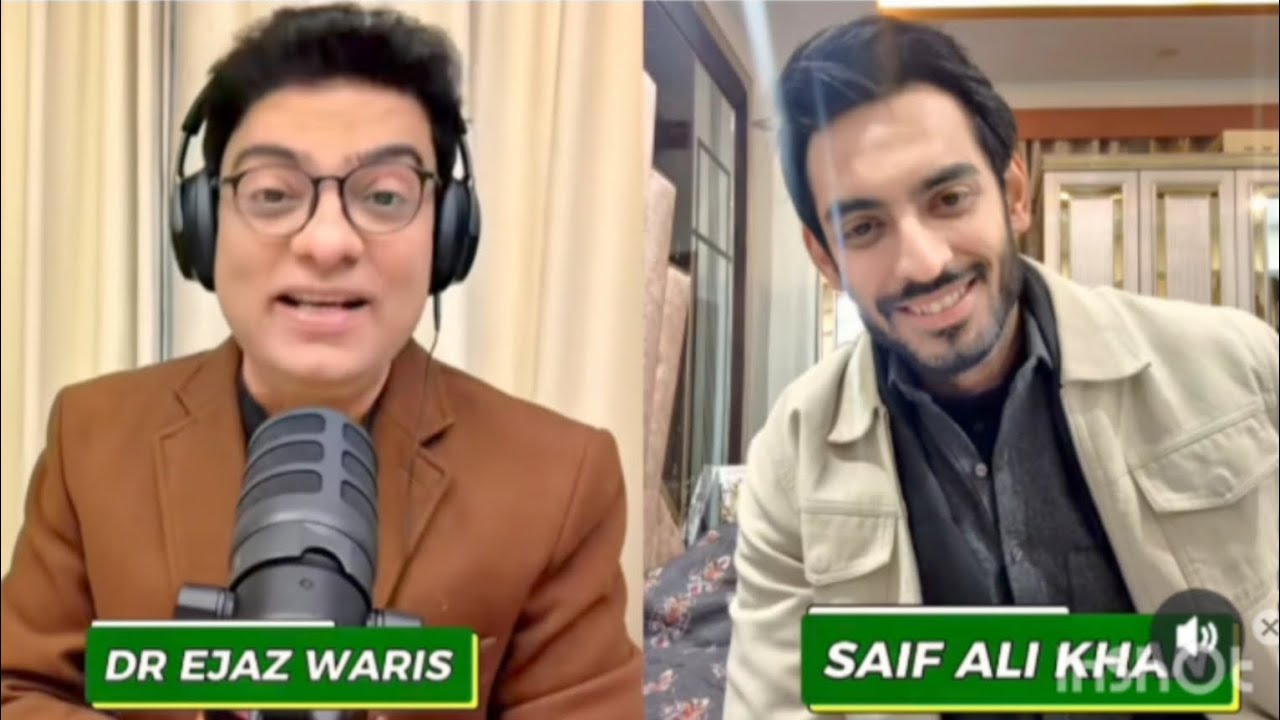 Saif live with Dr ejaz waris saif ne bataya apne new project ke bare me #tamashaseason4 #saifalikhan