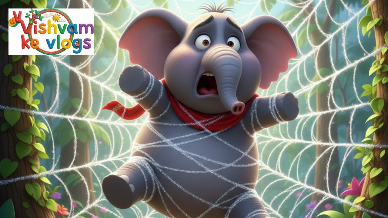 Ek Mota Haathi Jhoom Ke Gaya | New Elephant Dance Song | Hindi Rhymes for Kids - Vishvam ke Vlogs