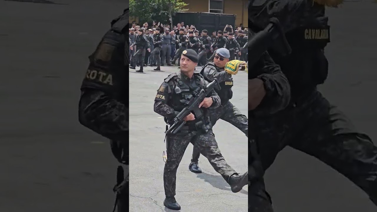 RESERVADA AOS HER&Oacute;IS 🦅🇧🇷 #infantaria #policia #militar #brasil #viralvideo #desfile