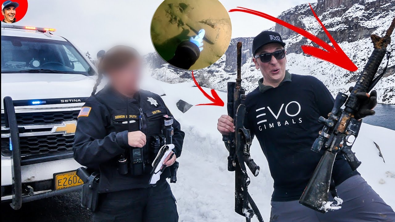 НАШЛИ 2 краденые винтовки AR-15 на дне озера! (Вызвали полицию)