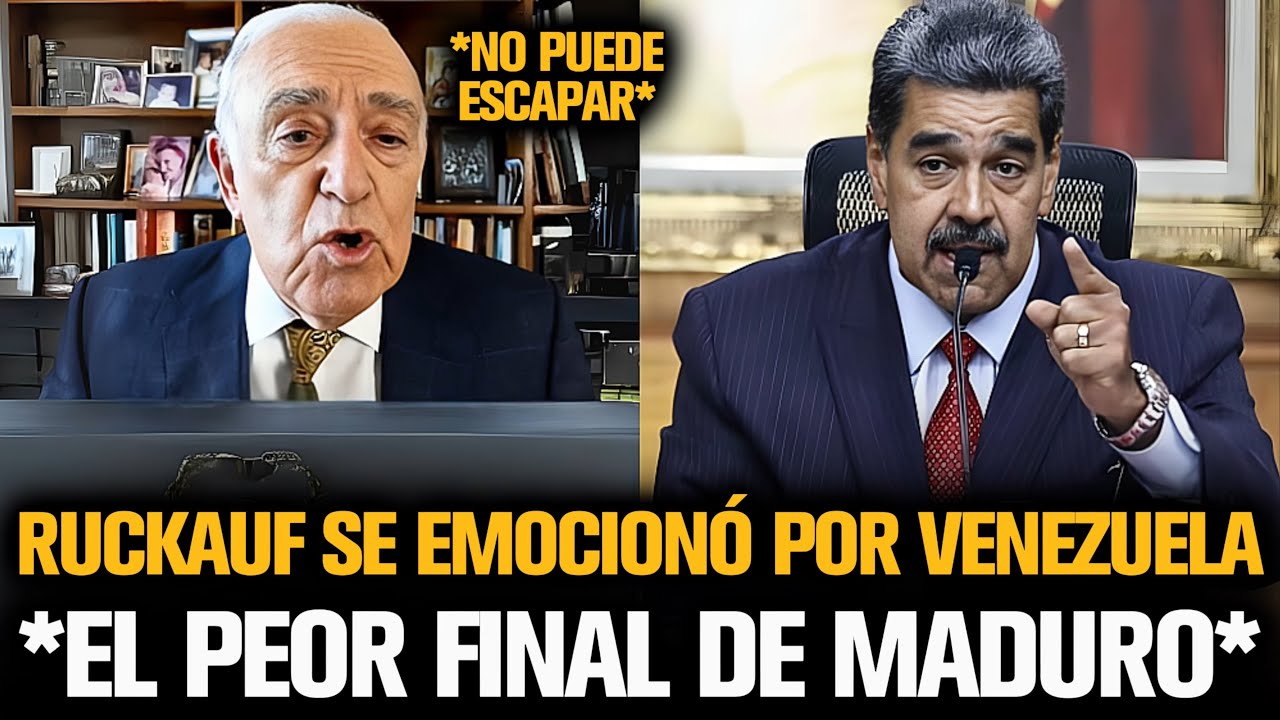 RUCKAUF SE EMOCIONÓ POR VENEZUELA TRAS REVELAR EL PEOR FINAL DE MADURO